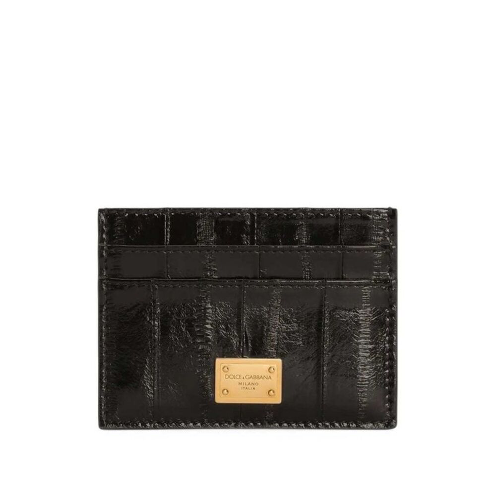 Dolce & Gabbana Women Eel Skin Card Holder